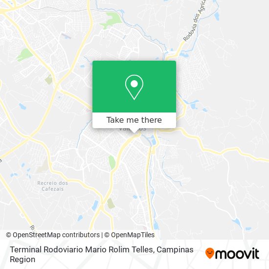 Terminal Rodoviario Mario Rolim Telles map