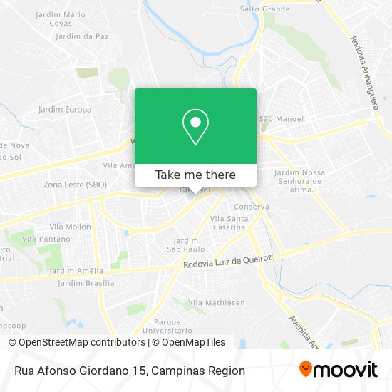 Rua Afonso Giordano 15 map