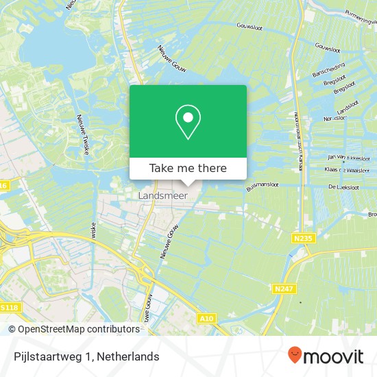 Pijlstaartweg 1, 1121 GA Landsmeer map