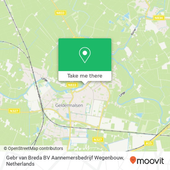 Gebr van Breda BV Aannemersbedrijf Wegenbouw, Maasstraat 12 Karte