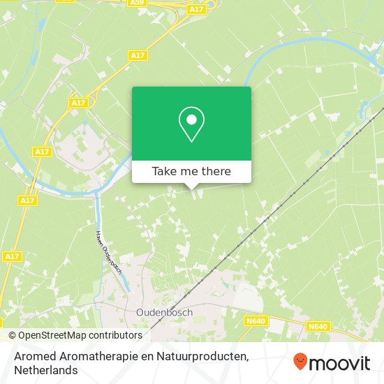 Aromed Aromatherapie en Natuurproducten, Langeweg 4A map
