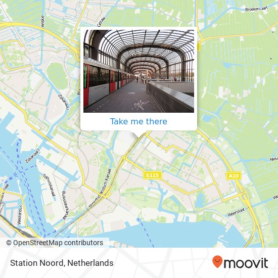 Station Noord map