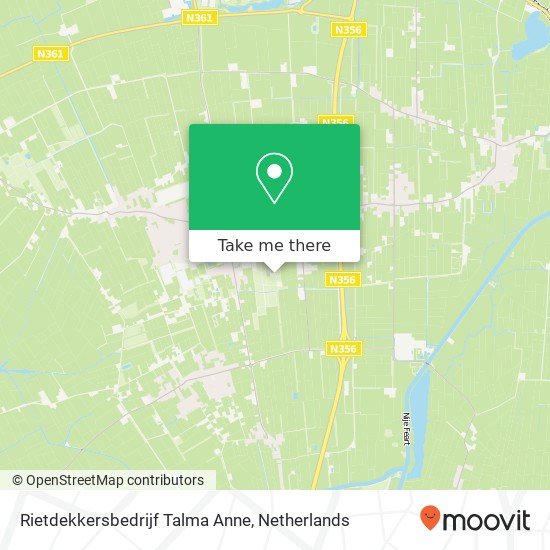 Rietdekkersbedrijf Talma Anne, Fermanjepaad 20 map