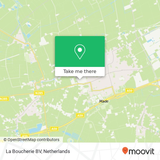 La Boucherie BV map