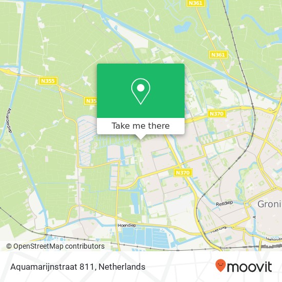 Aquamarijnstraat 811, 9743 PW Groningen map