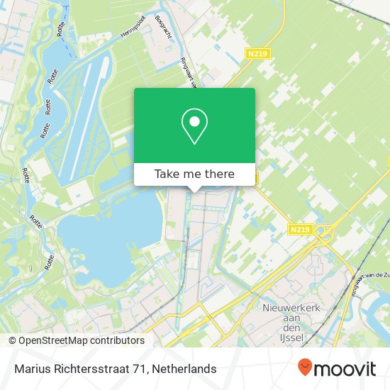 Marius Richtersstraat 71, 3059 TH Rotterdam map