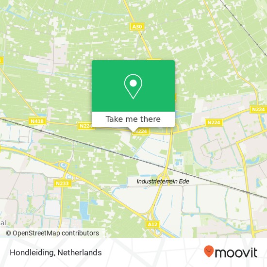 Hondleiding, Kievitsmeent 1 map