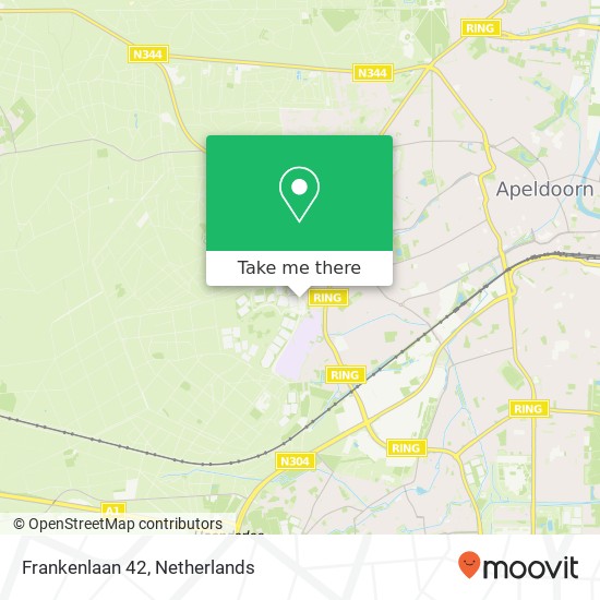 Frankenlaan 42, 7312 TD Apeldoorn map
