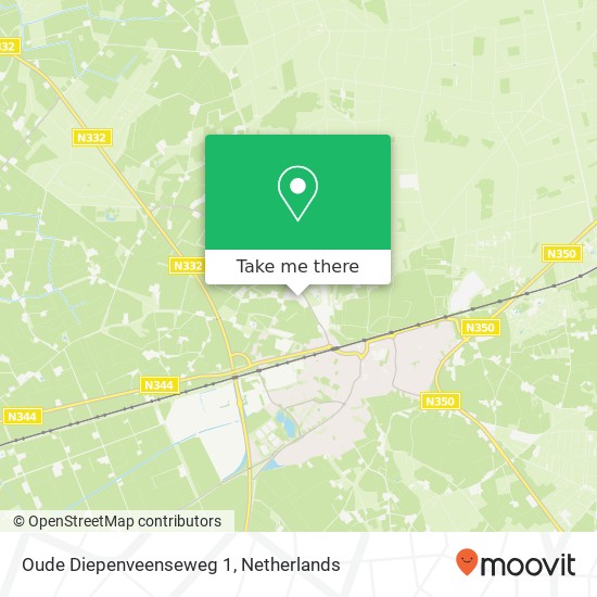 Oude Diepenveenseweg 1, 7451 CK Holten map