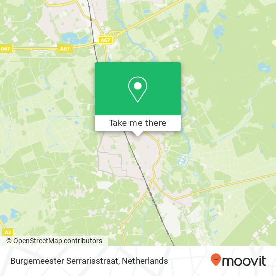 Burgemeester Serrarisstraat, 5591 EM Heeze map