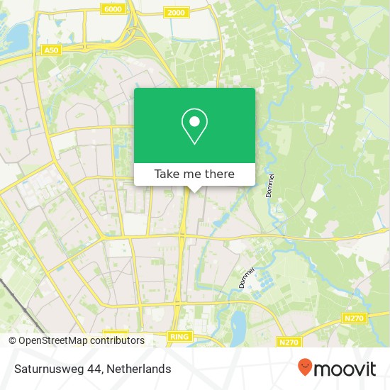 Saturnusweg 44, 5632 GP Eindhoven Karte