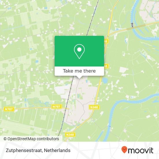 Zutphensestraat, 6971 Brummen map
