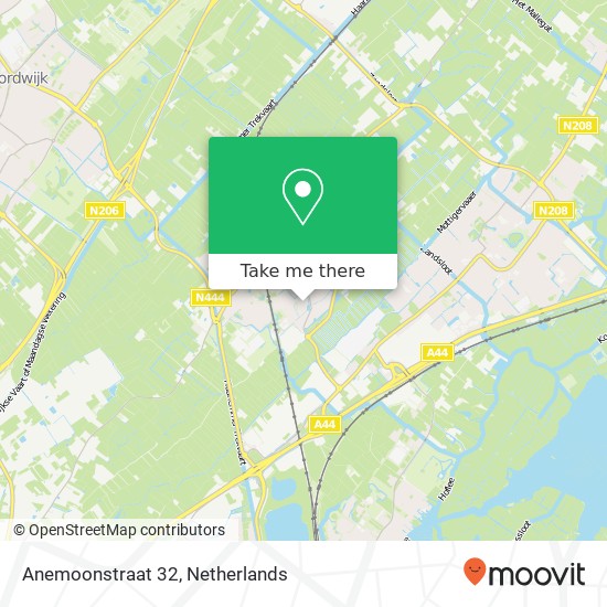 Anemoonstraat 32, 2215 MT Voorhout map