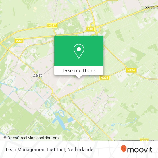 Lean Management Instituut, Prins Hendriklaan 35 Karte