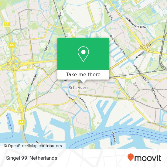 Singel 99, 3112 GL Schiedam map