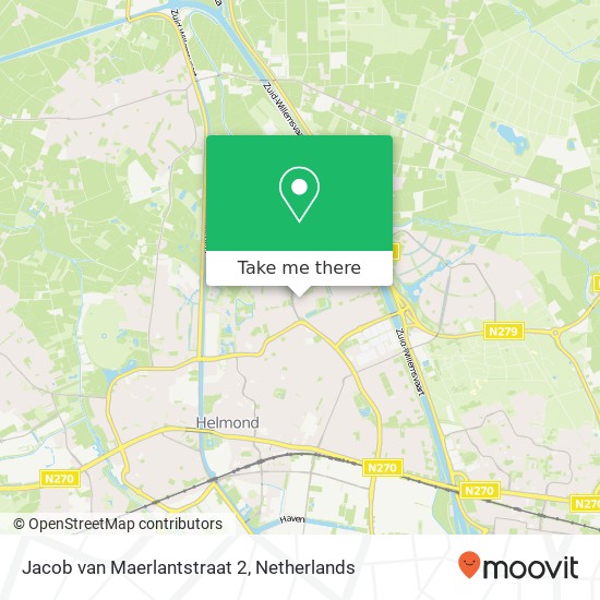 Jacob van Maerlantstraat 2, 5702 DR Helmond map