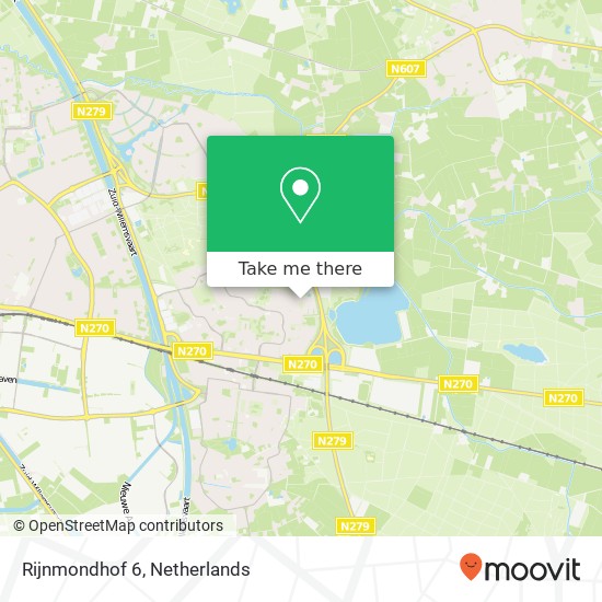 Rijnmondhof 6, 5709 ER Helmond map