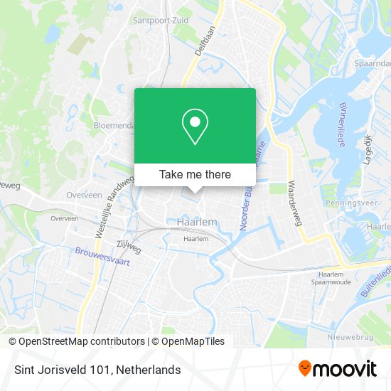 Sint Jorisveld 101 map