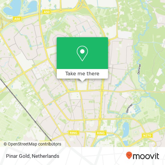 Pinar Gold, Winkelcentrum Woensel 87 map