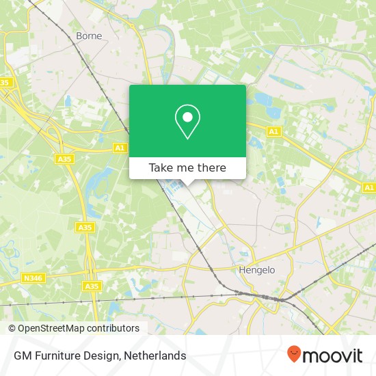 GM Furniture Design, Wegtersweg 16 map