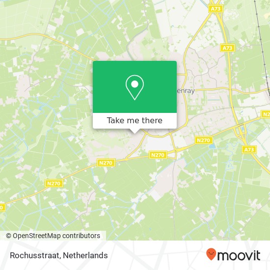 Rochusstraat, 5801 RT Venray map