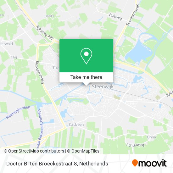 Doctor B. ten Broeckestraat 8 map