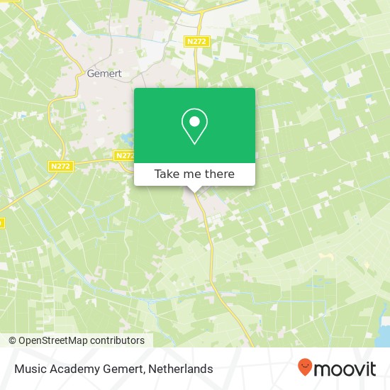 Music Academy Gemert, Sint Antoniusstraat 49A map