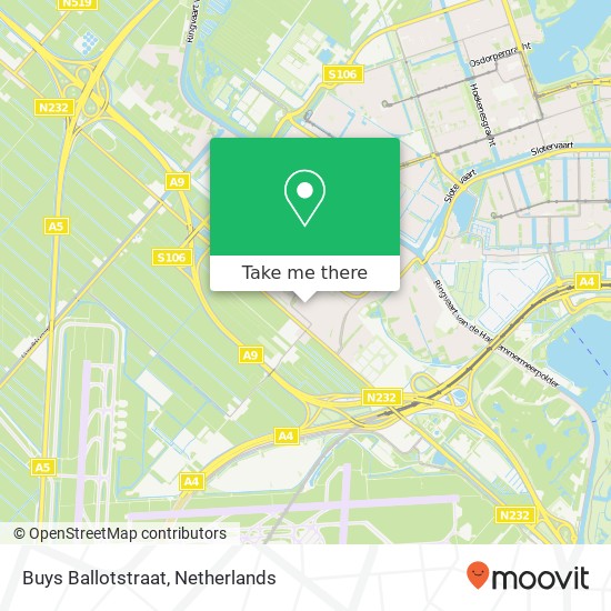 Buys Ballotstraat, 1171 KL Badhoevedorp Karte