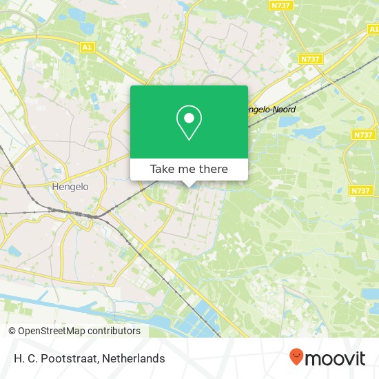 H. C. Pootstraat, 7552 Hengelo map