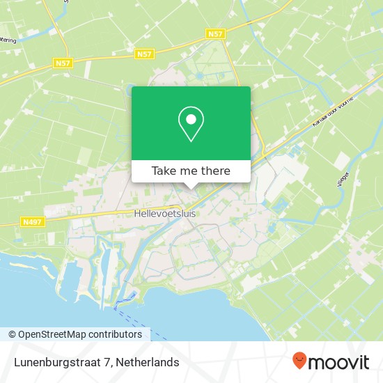 Lunenburgstraat 7, 3223 VE Hellevoetsluis Karte