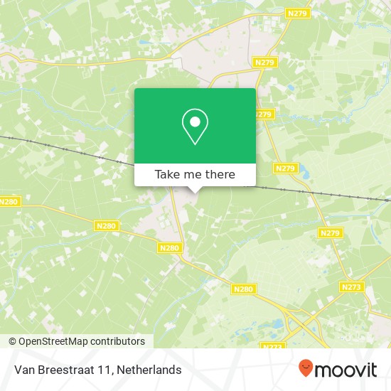 Van Breestraat 11, 6095 CC Baexem map