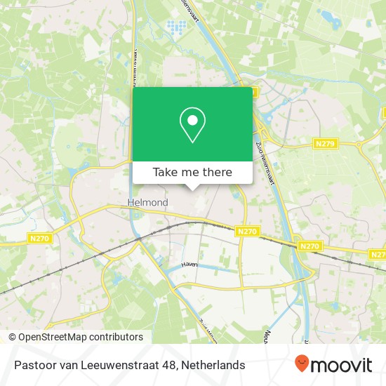 Pastoor van Leeuwenstraat 48, 5701 JW Helmond map