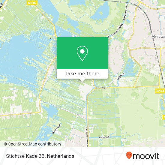 Stichtse Kade 33, 1244 NV Ankeveen map