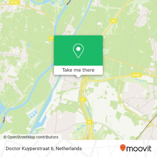 Doctor Kuyperstraat 6, 6129 GR Urmond map