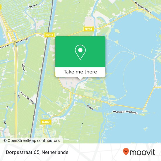 Dorpsstraat 65, 3632 AS Loenen aan de Vecht map