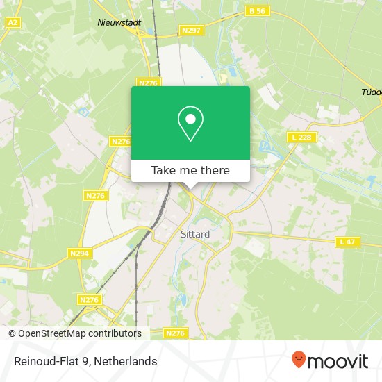 Reinoud-Flat 9, 6136 DJ Sittard map