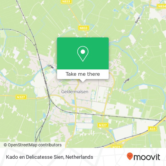 Kado en Delicatesse Sien, Geldersestraat 56 map