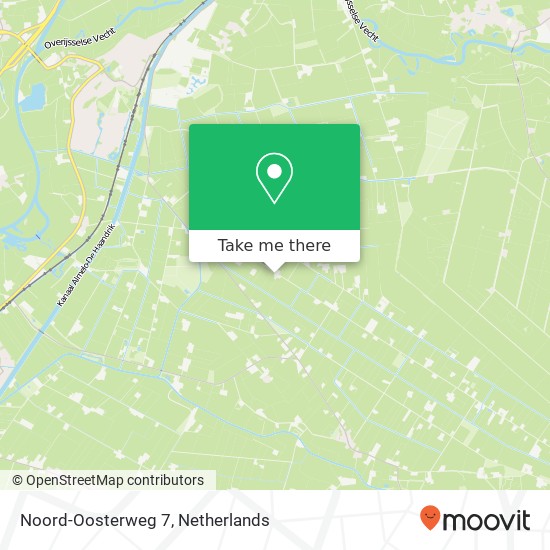 Noord-Oosterweg 7, 7791 RB Radewijk map