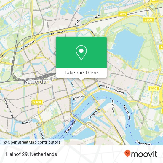 Halhof 29, 3011 LB Rotterdam map