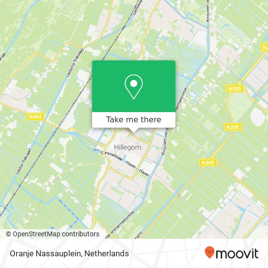 Oranje Nassauplein, 2181 KK Hillegom map