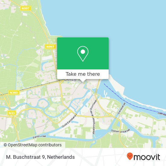 M. Buschstraat 9, 9934 GE Delfzijl map