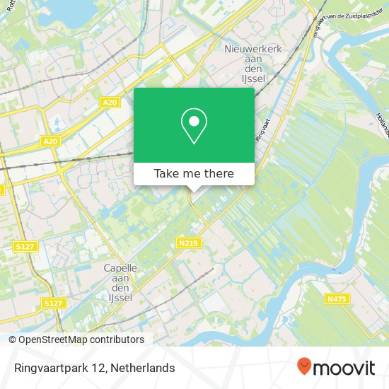 Ringvaartpark 12, 2907 LH Capelle aan den IJssel map