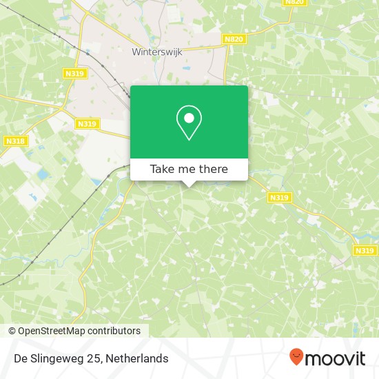 De Slingeweg 25, 7108 AV Woold map