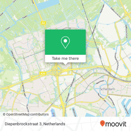 Diepenbrockstraat 3 map