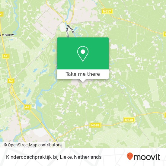 Kindercoachpraktijk bij Lieke, Dreefhoef 9 map