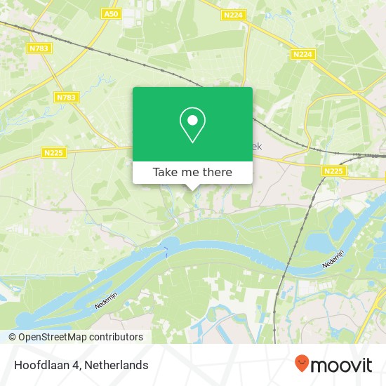 Hoofdlaan 4, 6862 BP Oosterbeek map