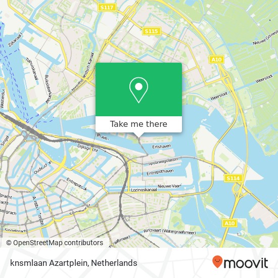 knsmlaan Azartplein, 1019 Amsterdam map