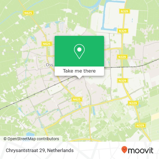 Chrysantstraat 29, 5342 Oss map