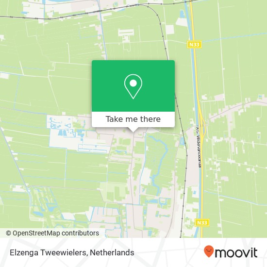 Elzenga Tweewielers, Middenweg 18 map