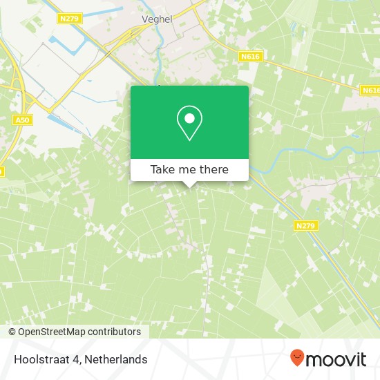 Hoolstraat 4, 5465 RW Veghel map